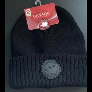 Canada Weather Gear Men’s 2 Pack Beanies Hats NEW Black NEW